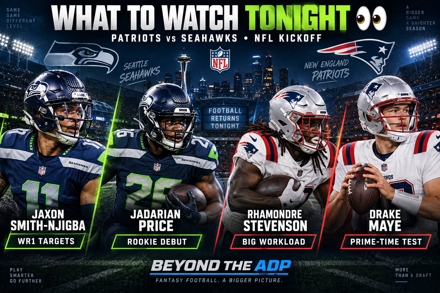 🚨 WHAT TO WATCH TONIGHT 👀🏈